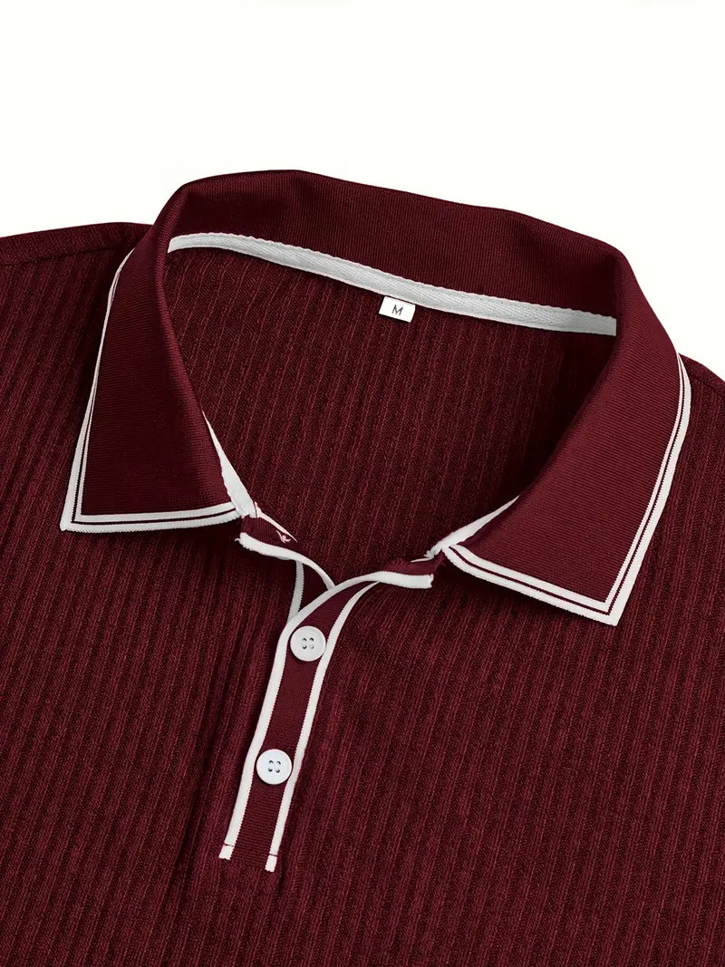 Maevine | Polo élégant à manches courtes
