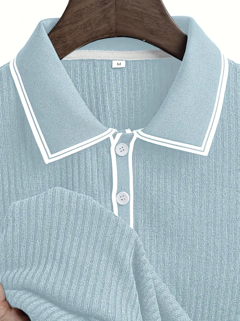 Maevine | Polo élégant à manches courtes