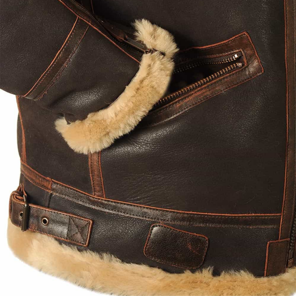 Manteau en Cuir Chic avec Détails Raffinés - Maison Claire et Sylvie