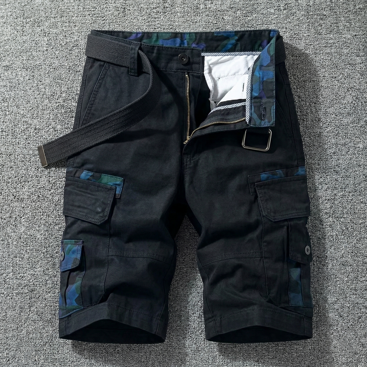 Maevine | Short cargo avec ceinture