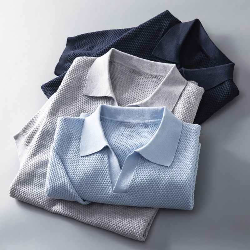 Polo d'été Élégant en Tissu Luxe - Maison Claire et Sylvie