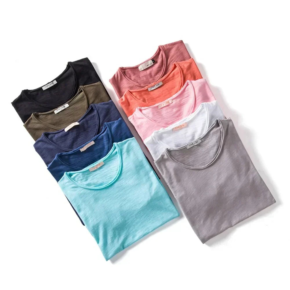 T-shirt en Coton Épuré pour un Été Élégant - Maison Claire et Sylvie
