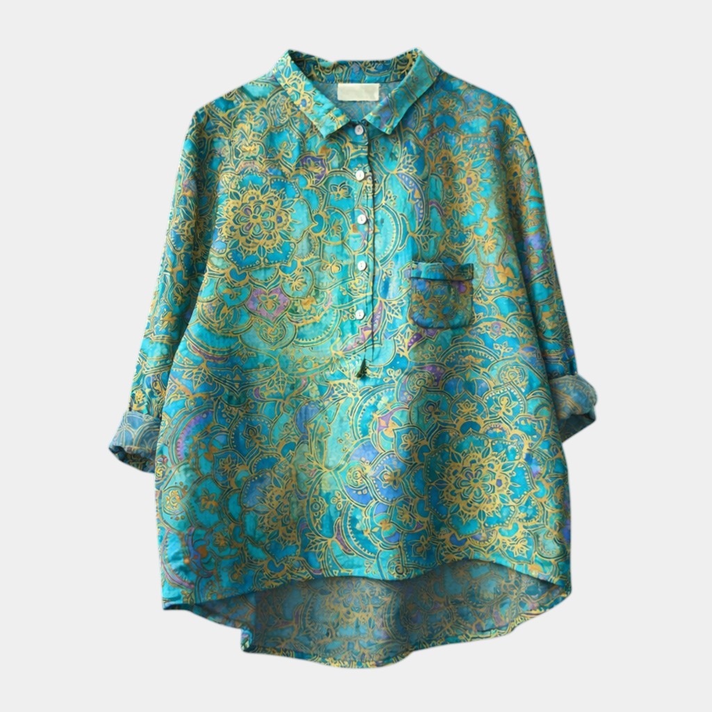 Simona | Chemise à motifs