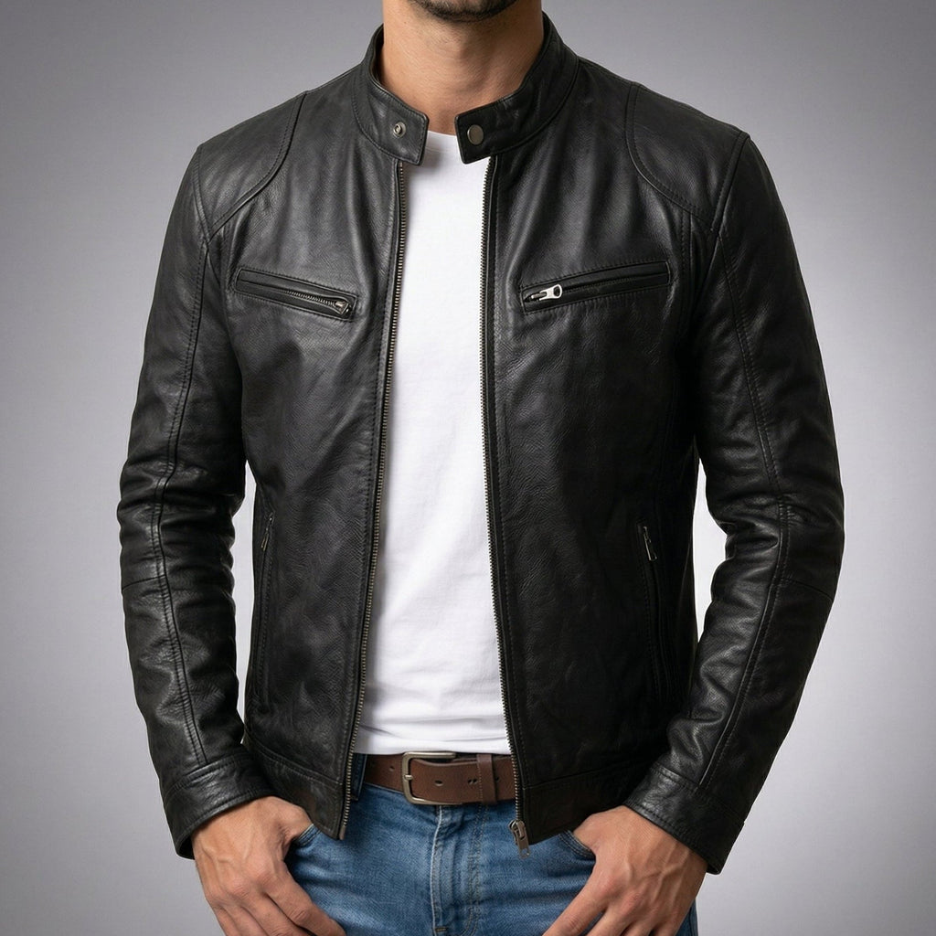 Veste en similicuir