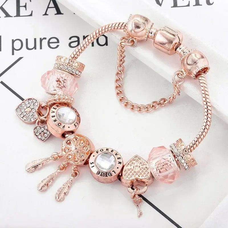 Roxane™ | Bracelet Breloques Attrape-Rêves en Argent Sterling