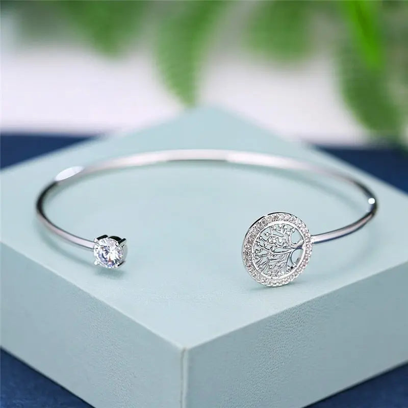Mireille™ | Bracelet Ajustable Arbre de Vie