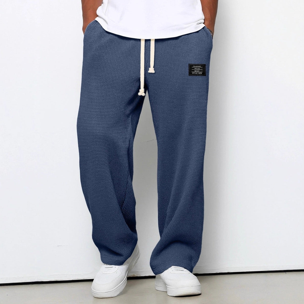 Pantalons Larges Élégants en Tissu Doux - Maison Claire et Sylvie
