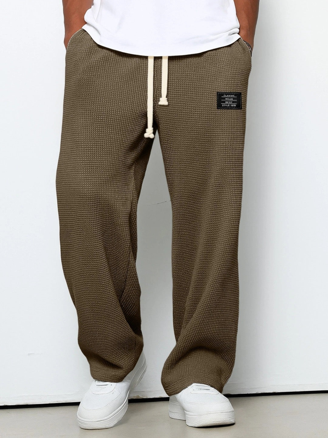 Pantalons Larges Élégants en Tissu Doux - Maison Claire et Sylvie
