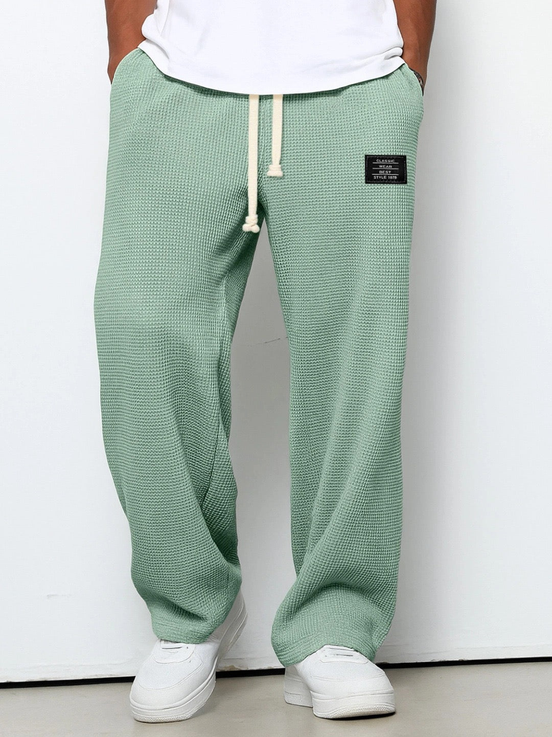 Pantalons Larges Élégants en Tissu Doux - Maison Claire et Sylvie