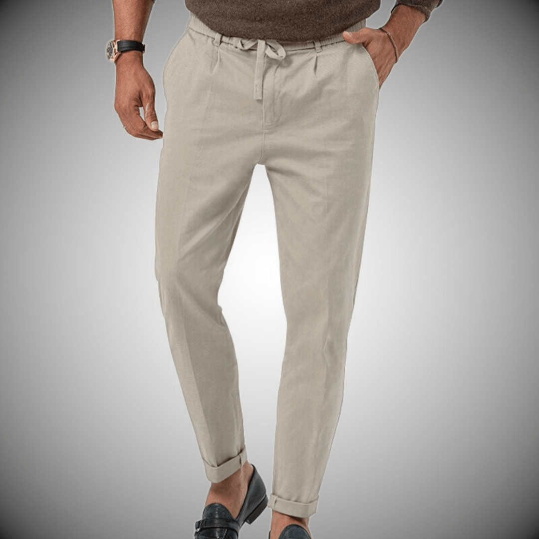 Chic Pantalons en Lin Élégants pour un Confort Absolu