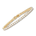 Aurore™ | Bracelet Tennis Doré en Moissanite