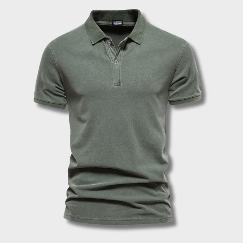 Polo Chic en Coton Égyptien - Dario, Élégance Estivale