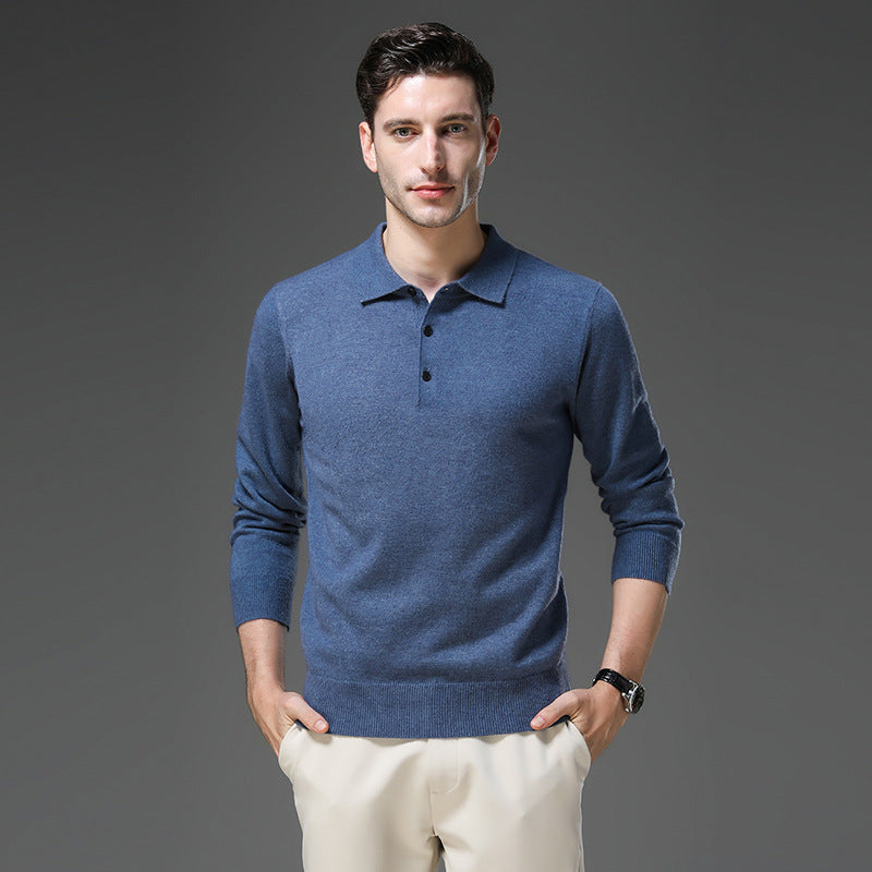 Pull Polo en Cachemire d'Élégance - Maison Claire et Sylvie