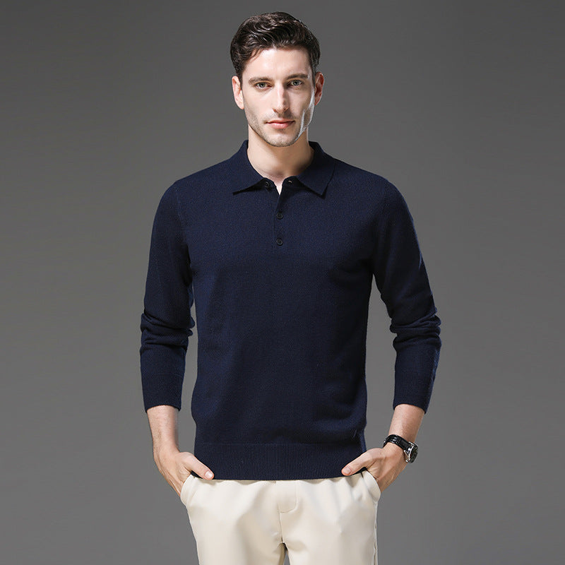 Pull Polo en Cachemire d'Élégance - Maison Claire et Sylvie