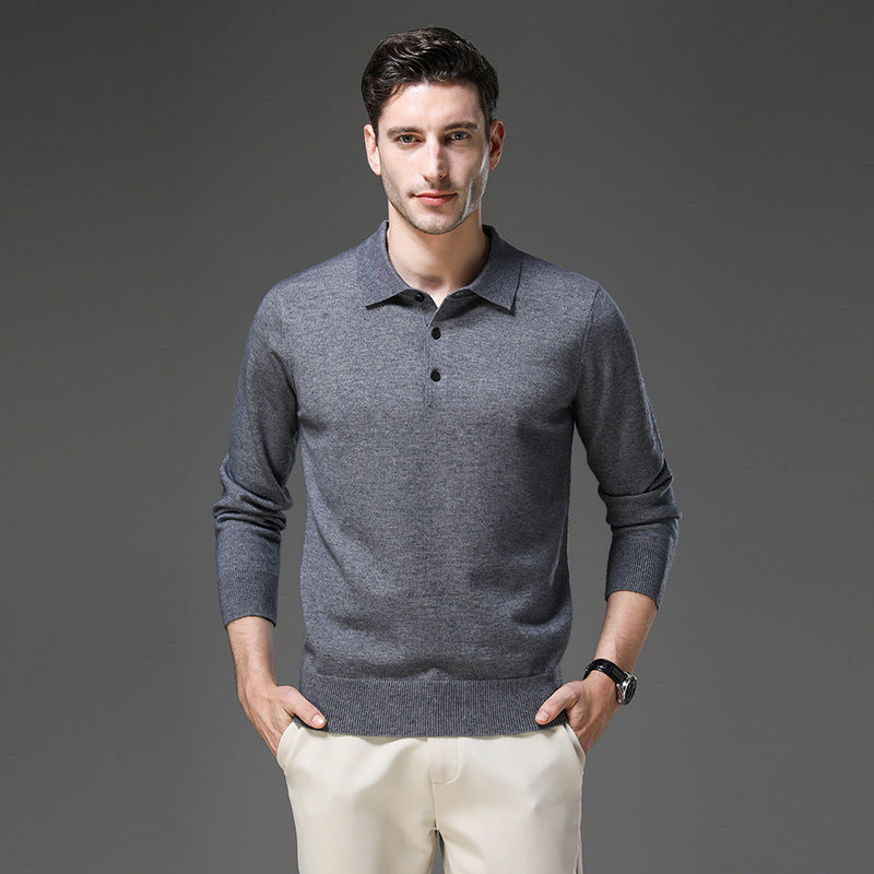 Pull Polo en Cachemire d'Élégance - Maison Claire et Sylvie