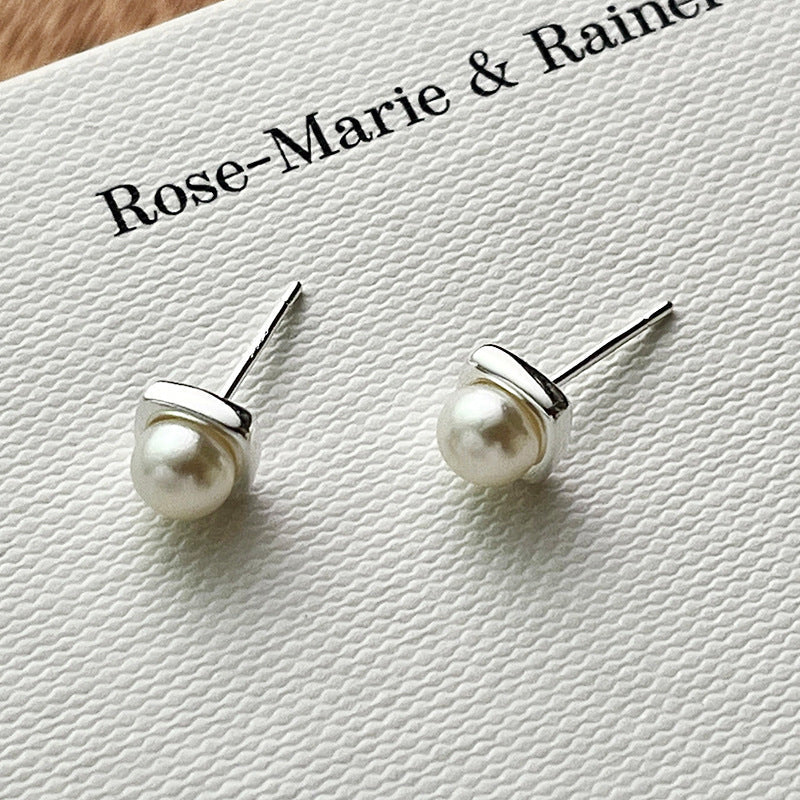 Maëlys™ | Boucles d'Oreilles Pendantes Perle d'Eau Douce