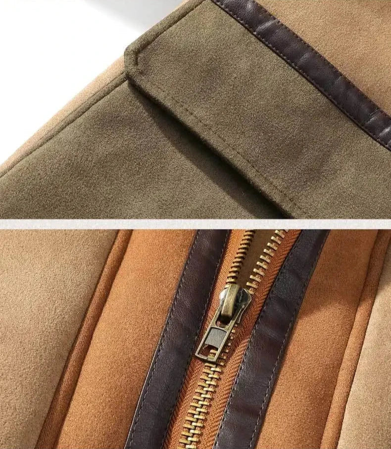 Veste en Cuir Élégante - Luxe Contemporain Cosimo