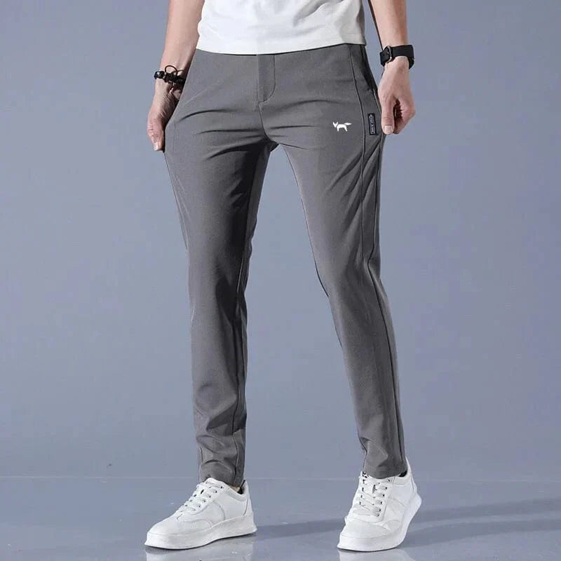 Pantalons de Golf Élégants en Tissu Luxe - Adrian