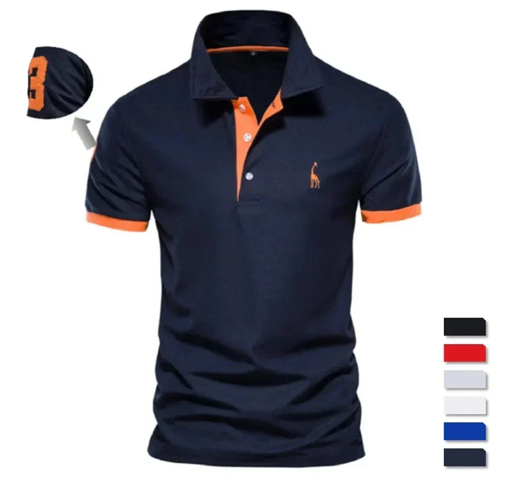 Poloshirt Élégant en Coton Piqué - Collection Maxime