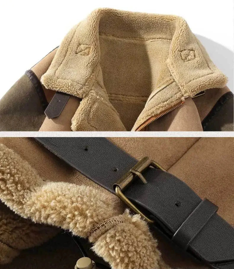 Veste en Cuir Élégante - Luxe Contemporain Cosimo