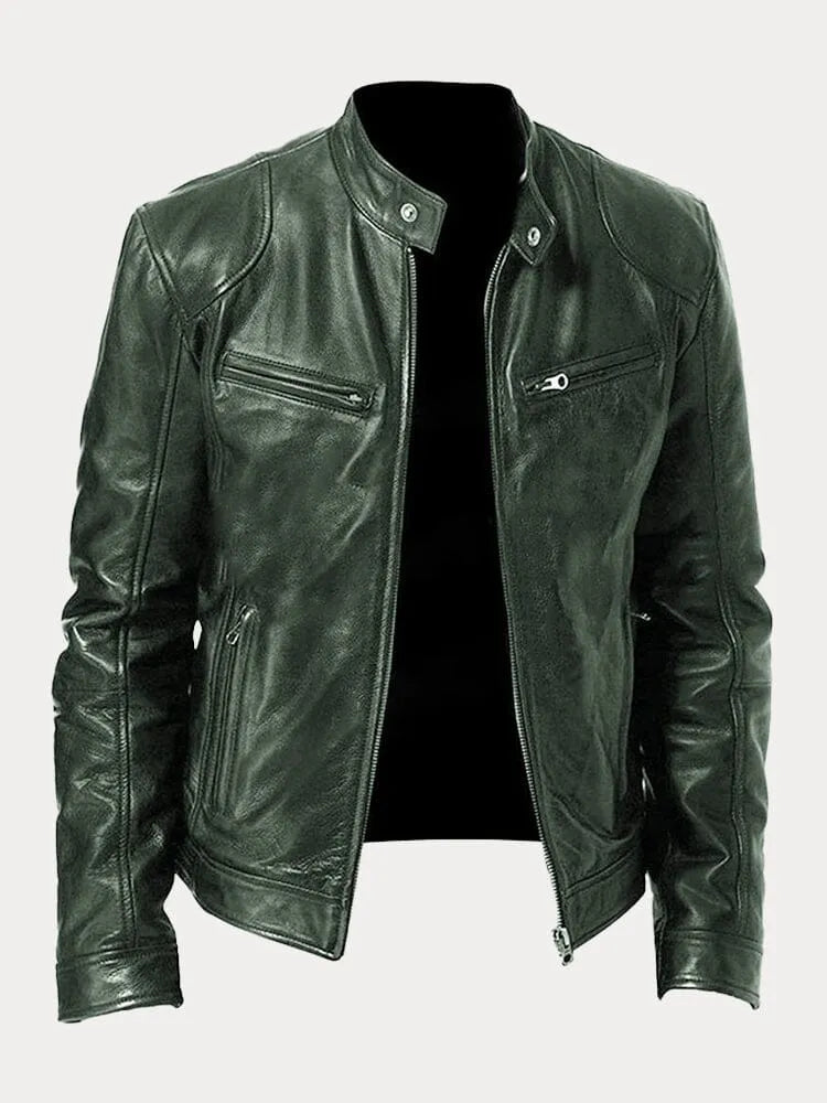 Veste en similicuir
