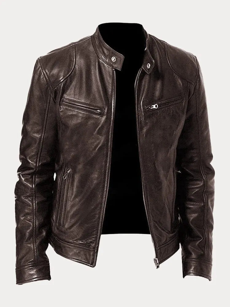 Veste en similicuir