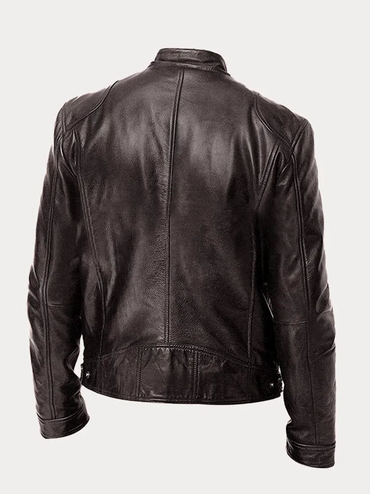 Veste en similicuir