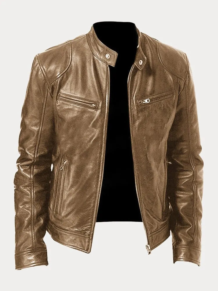 Veste en similicuir