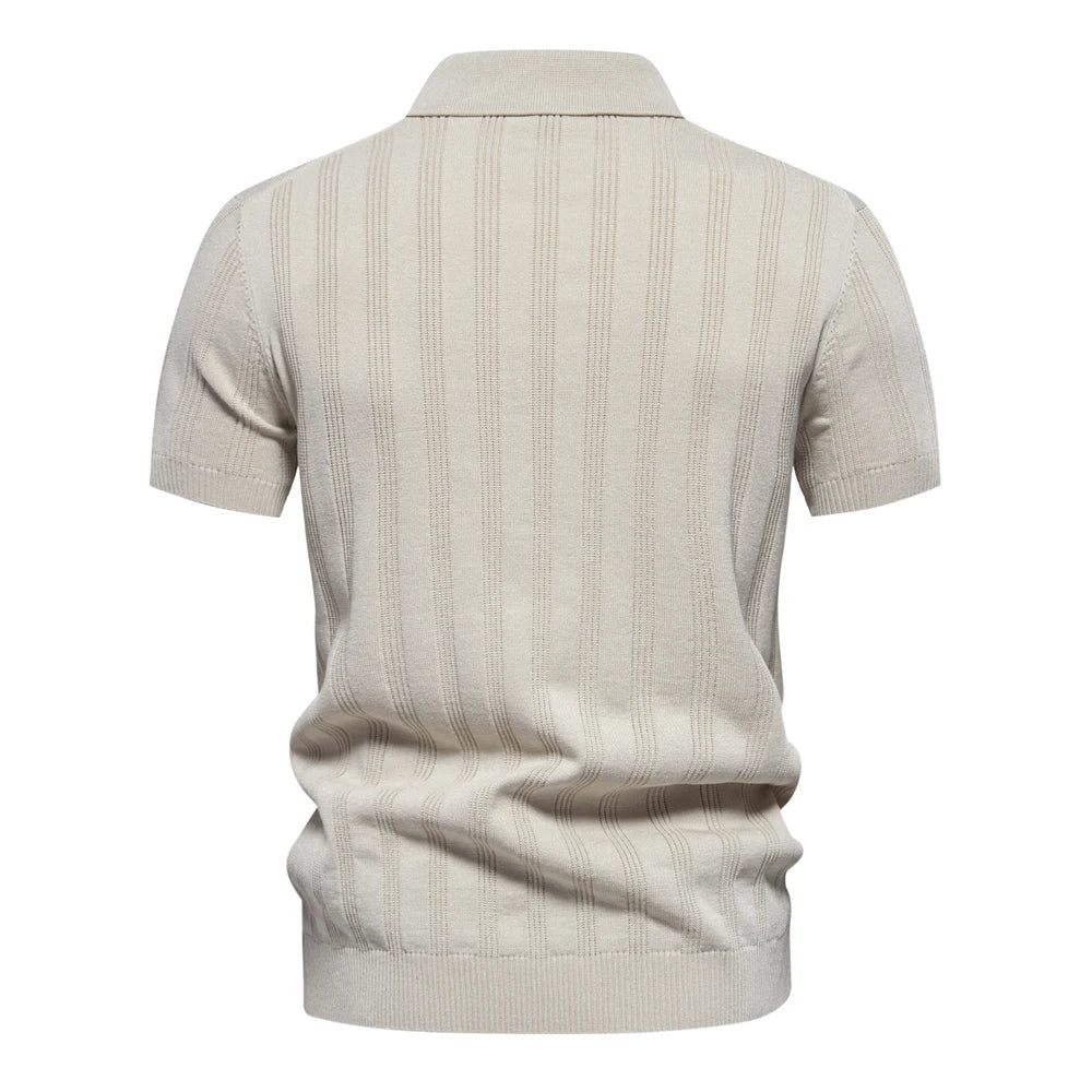 Polo Élégant d'Été en Coton - Maison Claire et Sylvie