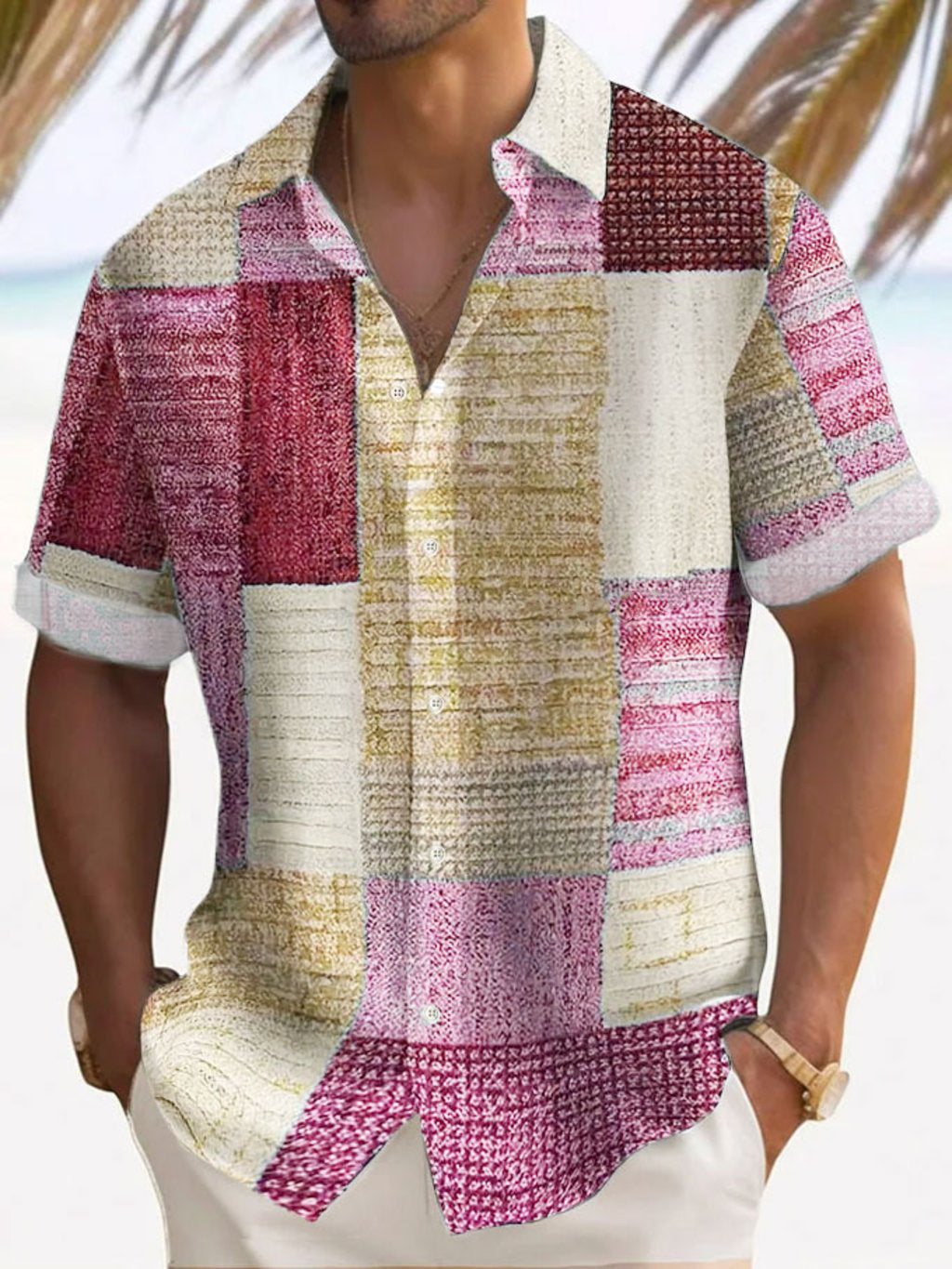 Maevine | Chemise élégante à manches courtes