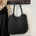 Sac Cabas en Paille | Grand Sac à Épaule Vintage