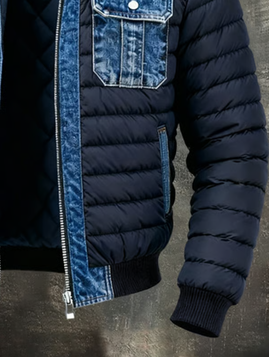 Lucas | Veste matelassée style denim