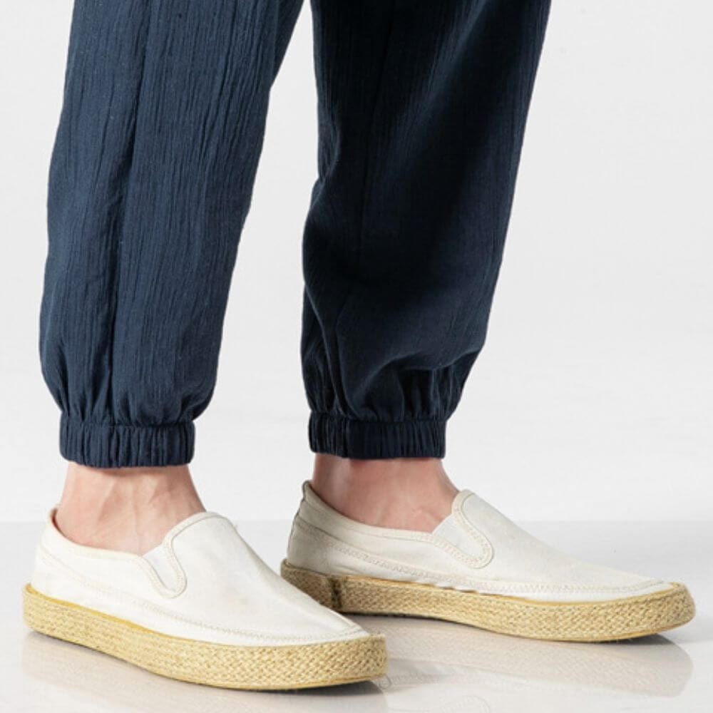**Pantalons Élégants en Tissu Aéré - Émile**
