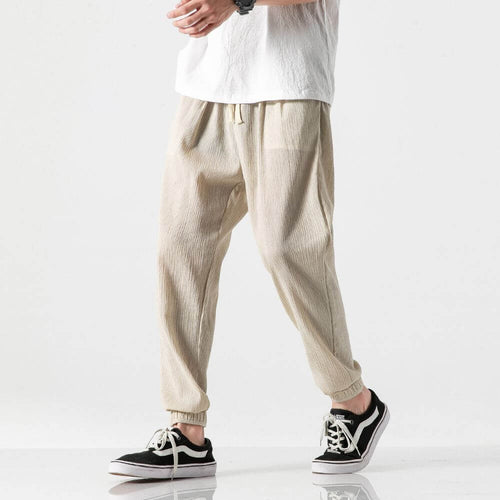 **Pantalons Élégants en Tissu Aéré - Émile**