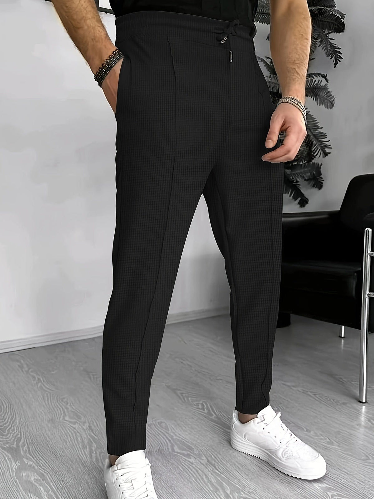 Pantalons Chic en Tissu Doux - Bertrand, Élégance Sportive