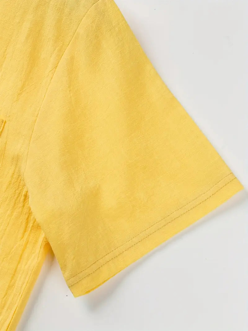 Maevine | Chemise élégante à manches courtes