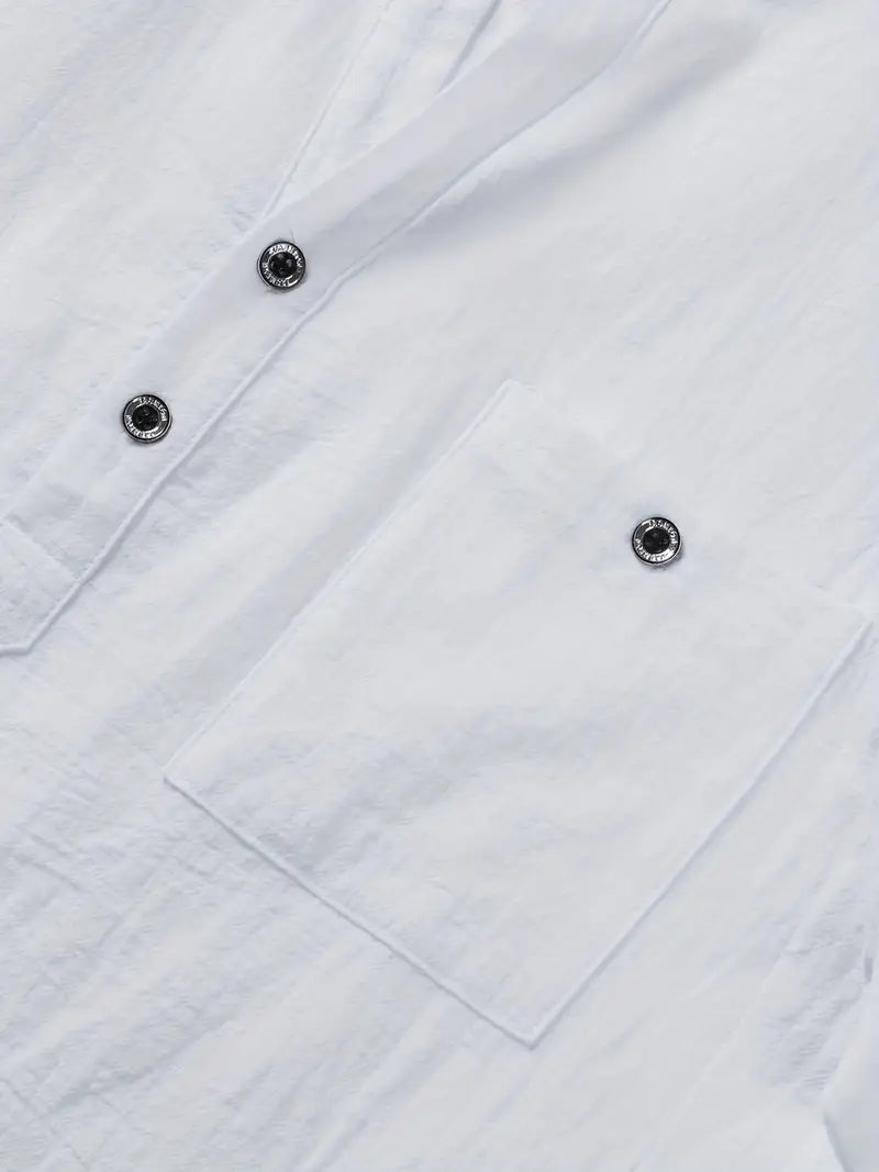 Maevine | Chemise élégante à manches courtes