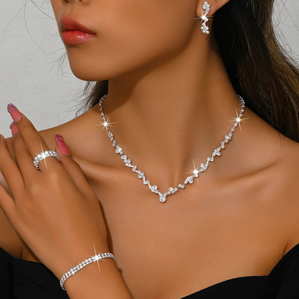 Bénédicte™ | Set Bijoux Élégant Léger 4 Pièces