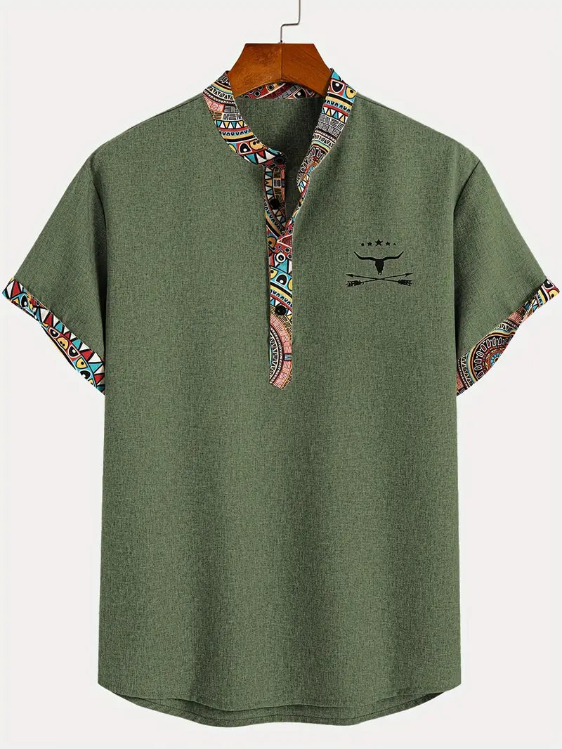 Maevine | Chemise élégante à manches courtes