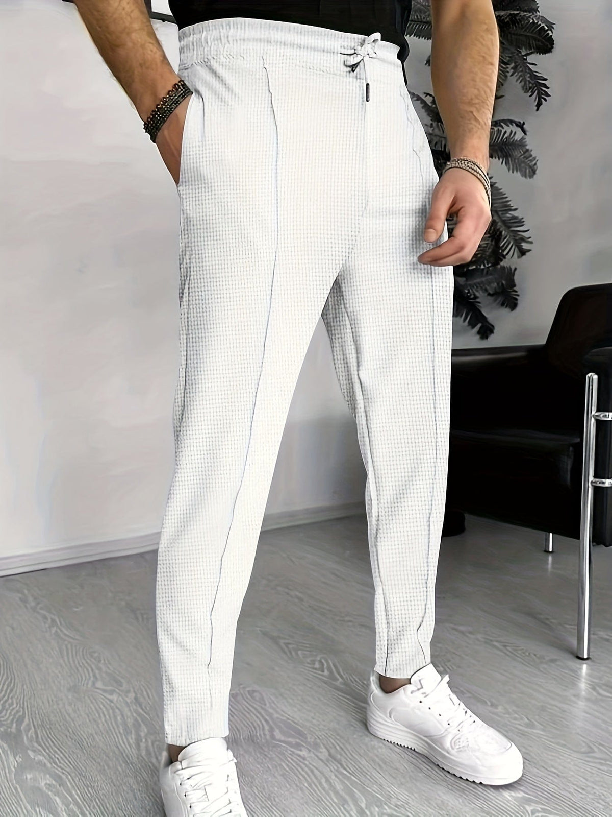 Pantalons Chic en Tissu Doux - Bertrand, Élégance Sportive