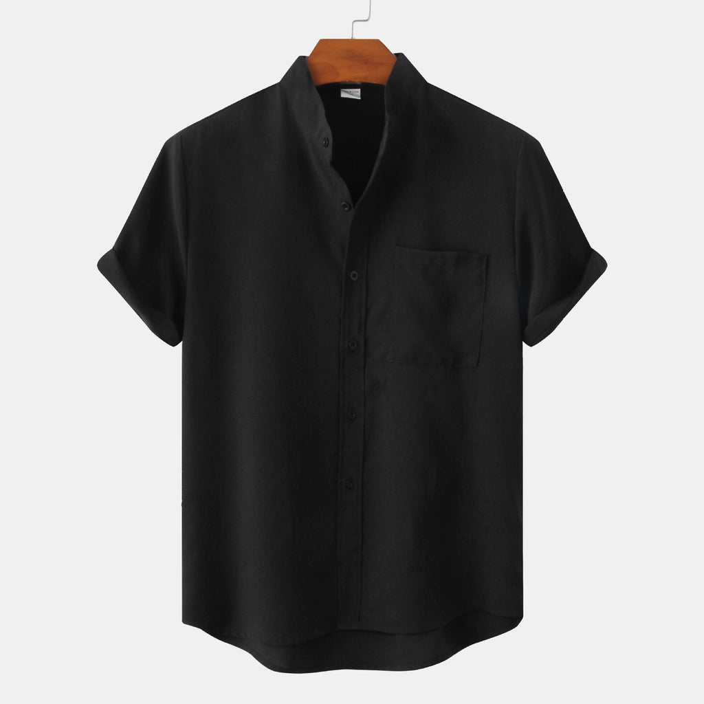 Maevine | Chemise en coton unie avec boutons