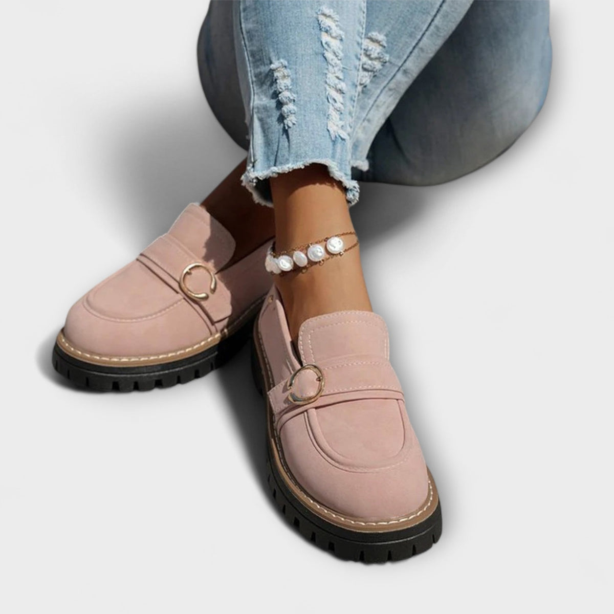 Lorette™ | Mocassins Casual à Bout Rond