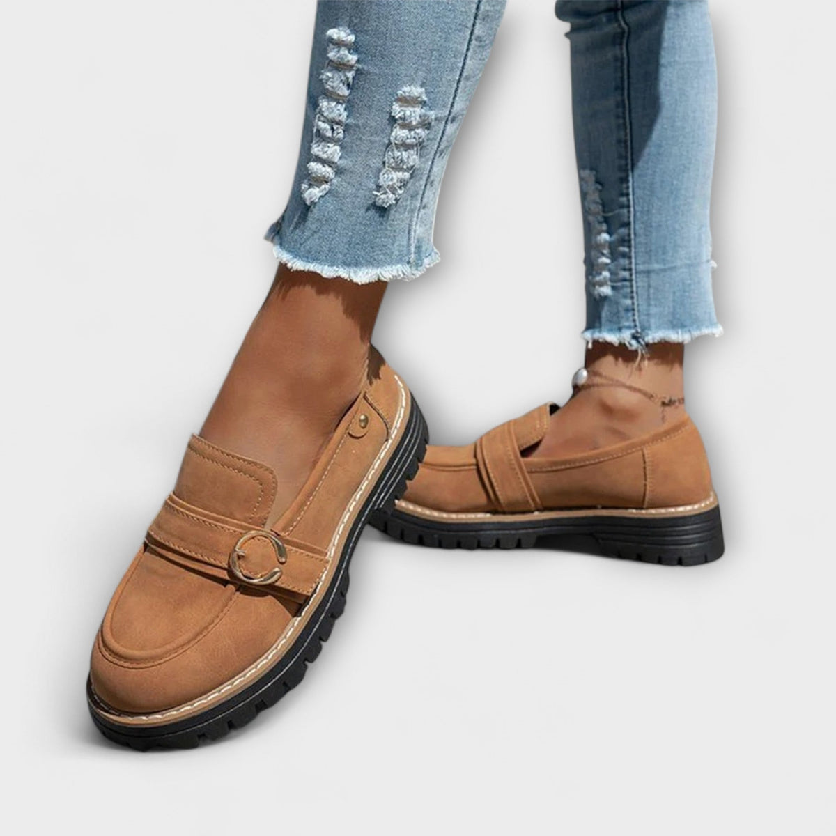 Lorette™ | Mocassins Casual à Bout Rond