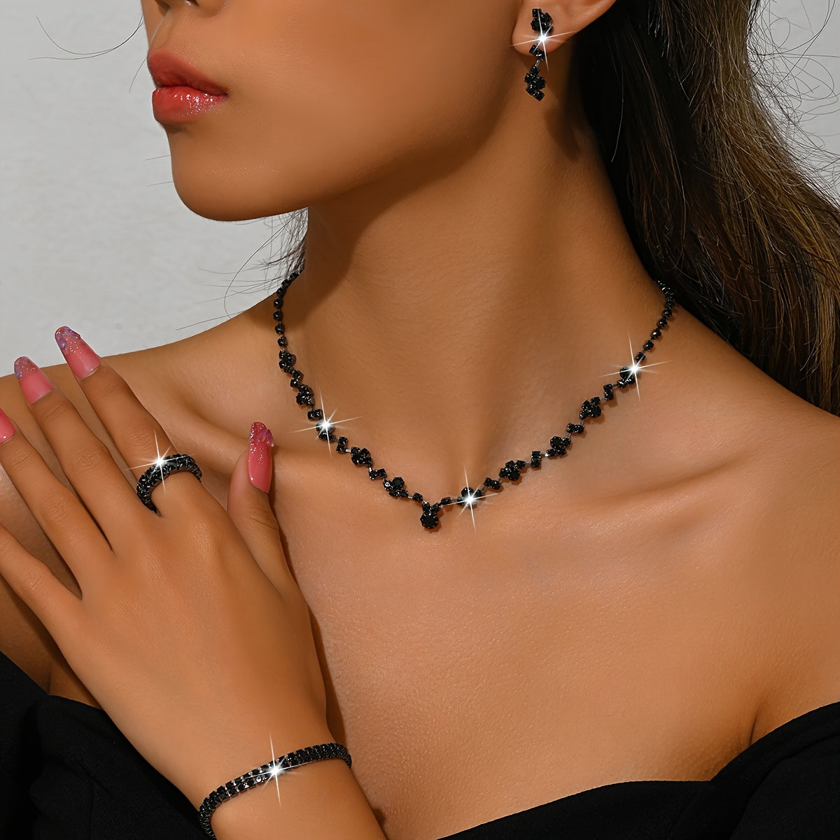 Bénédicte™ | Set Bijoux Élégant Léger 4 Pièces
