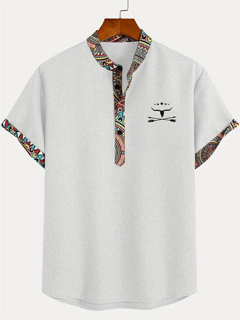 Maevine | Chemise élégante à manches courtes