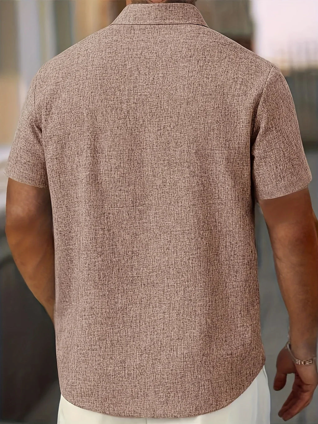 Maevine | Chemise légère à manches courtes en mélange de lin
