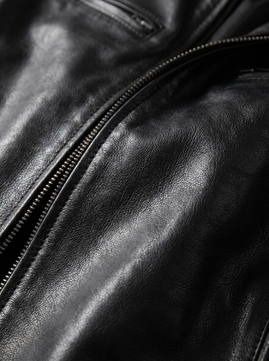 Veste noire au style classique