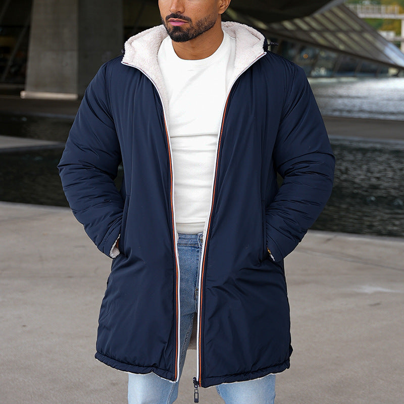 Veste Réversible Élégante en Tissu Nordic