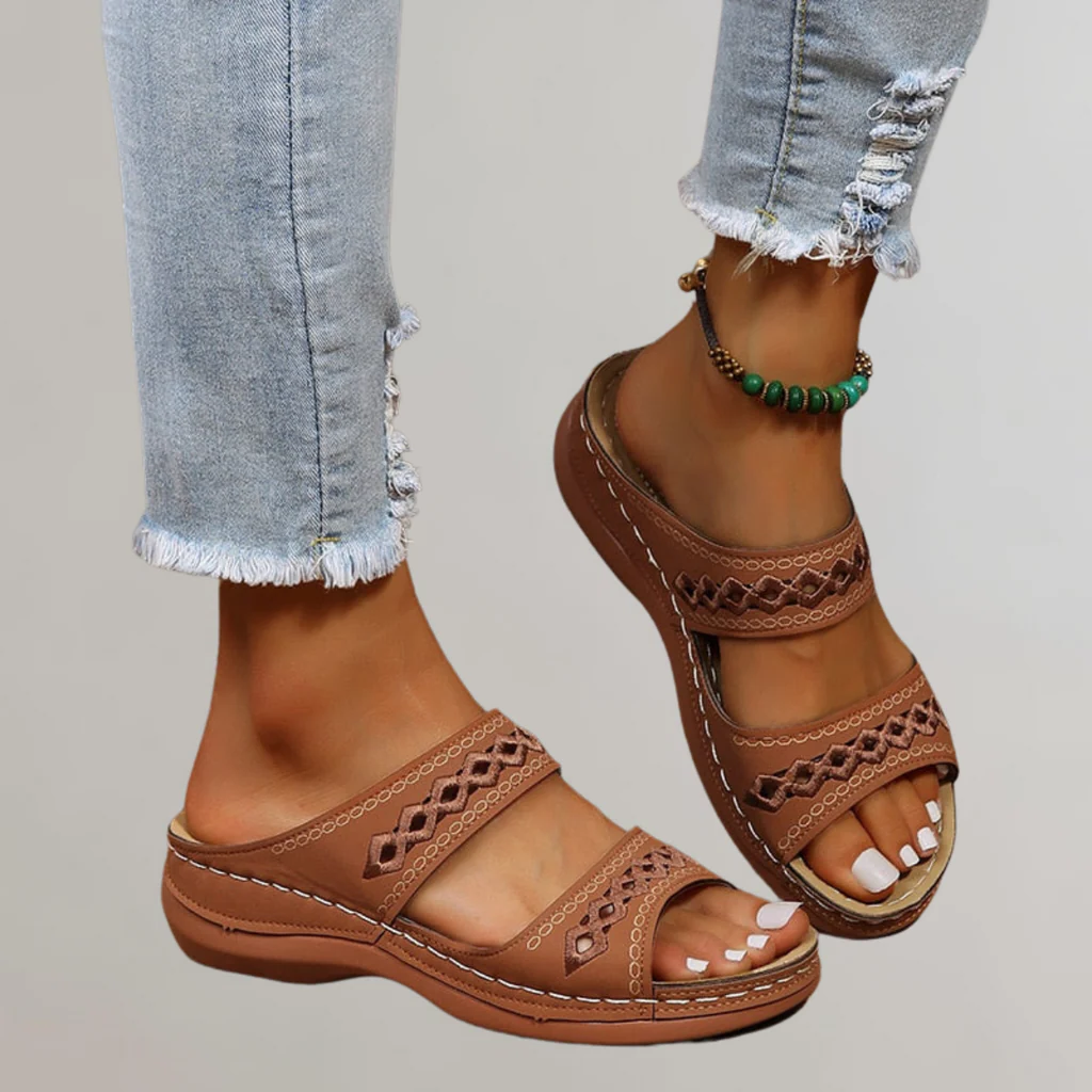 Estelle™ | Sandales Orthopédiques Élégantes