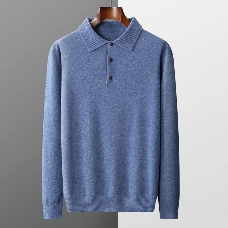 Pull Polo en Cachemire d'Élégance - Maison Claire et Sylvie